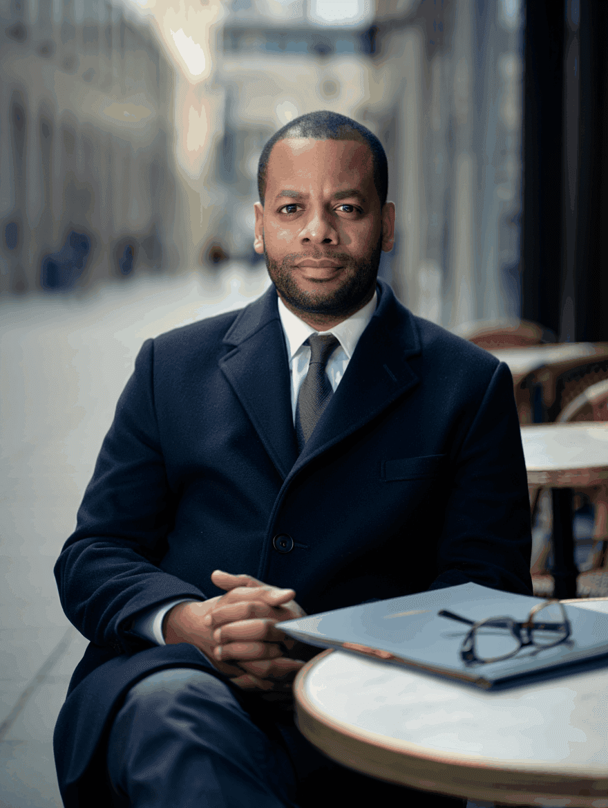 Portrait illustration of Idris Vale