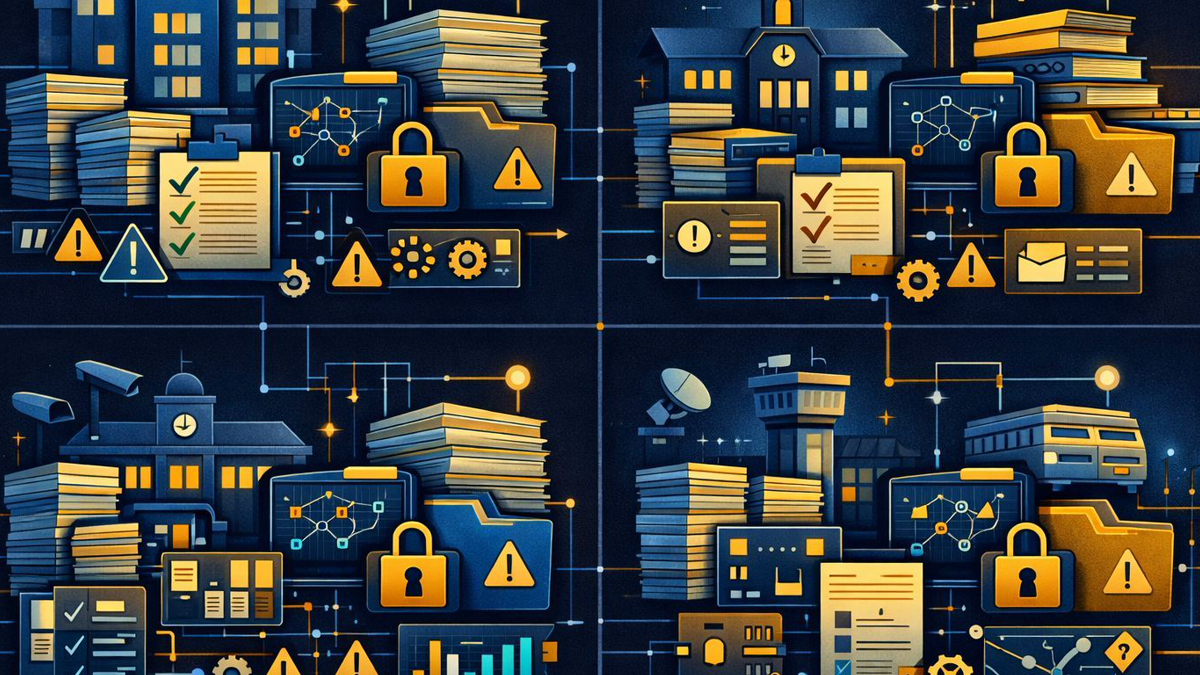 Sector grid comparing where public-sector AI buying is most constrained by compliance, documentation, and vendor readiness.